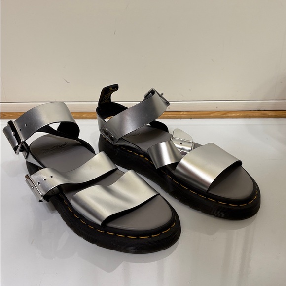 Dr. Martens Gryphon Metallic Calf Strap Sandal - Picture 1 of 10